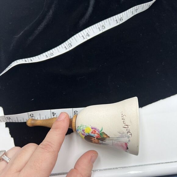 De Grazia Bell Hand Painted Sandstone Creation Pottery Native American Girl - Picture 6 of 8